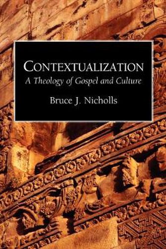 Cover image for Contextualization Theology of Gospel and Culture