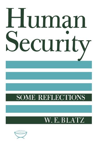 Cover image for Human Security: Some Reflections