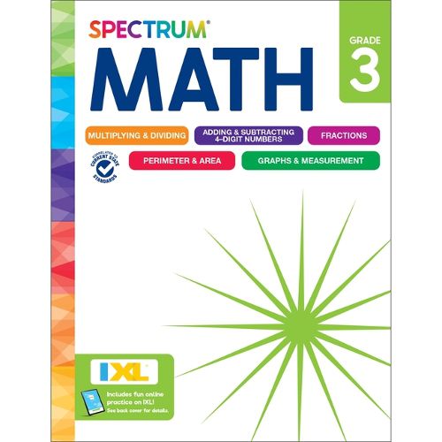 Cover image for Spectrum Math Workbook, Grade 3