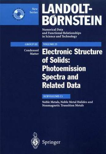 Cover image for Noble Metals, Noble Metal Halides and Nonmagnetic Transition Metals