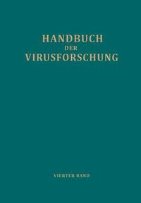 Cover image for Handbuch der Virusforschung: 4. Band (III. Erganzungsband)