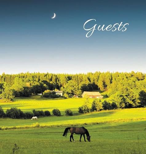 Cover image for GUEST BOOK for Guest House, Airbnb, Bed & Breakfast, Vacation Home, Retreat Centre: HARDCOVER Visitors Book, Guest Comments Book, Vacation Home Guest Book