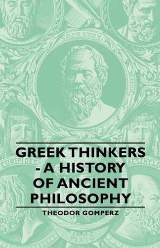 Cover image for Greek Thinkers - A History of Ancient Philosophy