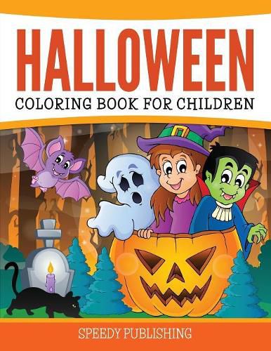 Cover image for Halloween Coloring Book For Children