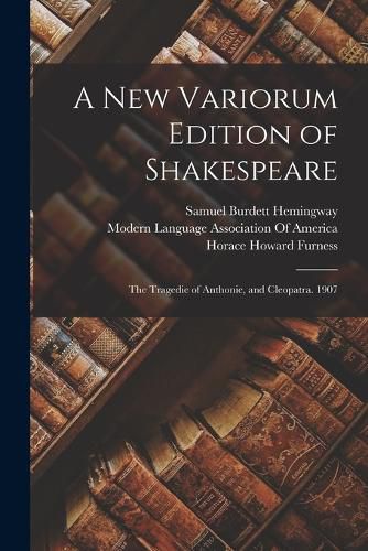 A New Variorum Edition of Shakespeare