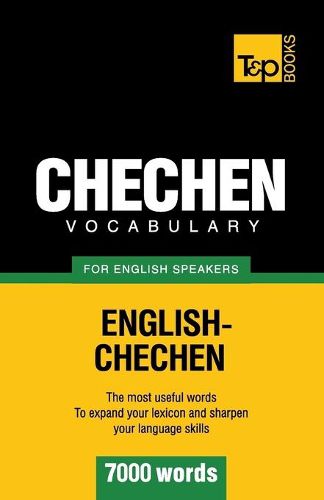 Cover image for Chechen vocabulary for English speakers - 7000 words