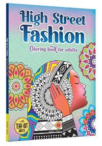 Cover image for High Street Fashion Coloring Book for Adults