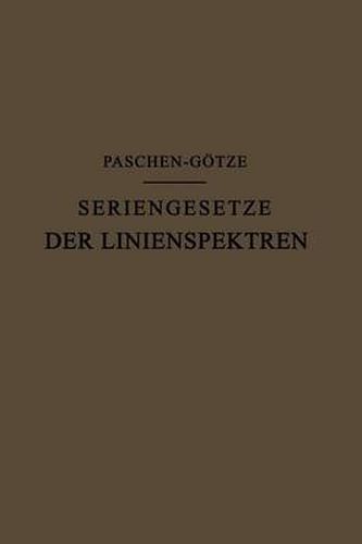 Seriengesetze Der Linienspektren