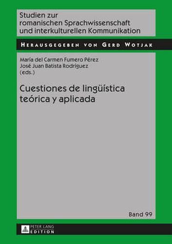 Cover image for Cuestiones de Lingueistica Teorica Y Aplicada