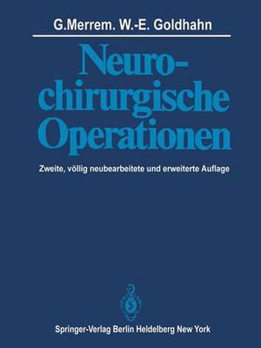 Cover image for Neurochirurgische Operationen