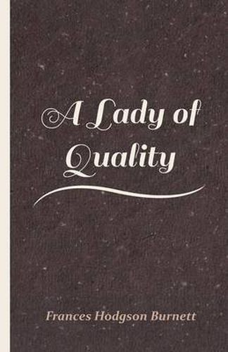 Cover image for A Lady Of Quality