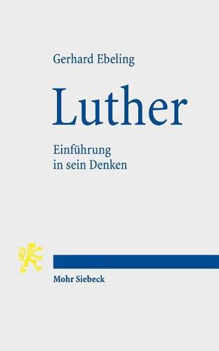 Cover image for Luther: Einfuhrung in sein Denken