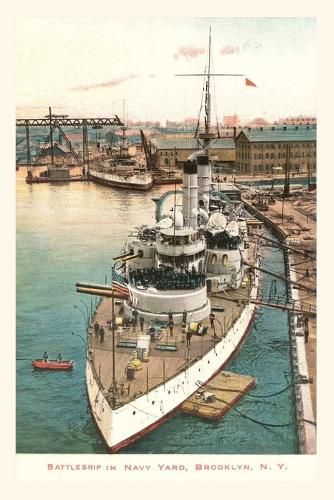 Cover image for Vintage Journal Battleship in Navy Yard, Brooklyn, New York City