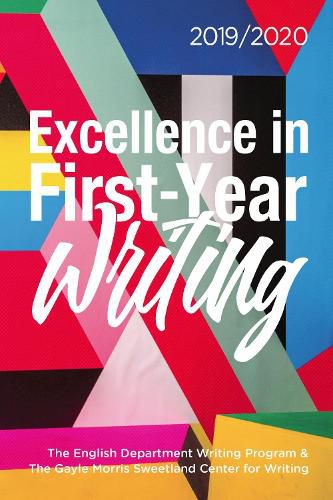 Cover image for Excellence in First-Year Writing: 2019/2020