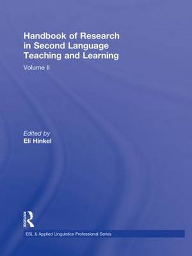 Cover image for Handbook of Research in Second Language Teaching and Learning: Volume 2