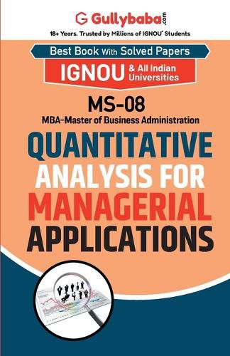 Cover image for MS-08 Quantitative Analysis for Managerial Applications
