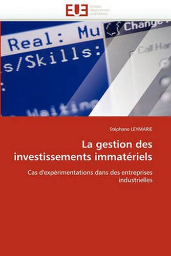 Cover image for La Gestion Des Investissements Immateriels