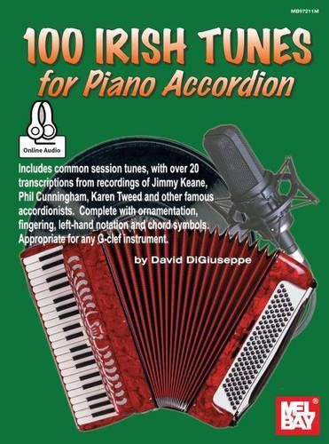 Cover image for 100 Irish Tunes For Piano Accordion