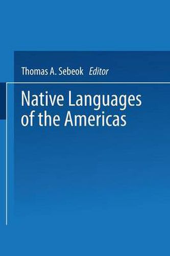 Cover image for Native Languages of the Americas: Volume 1