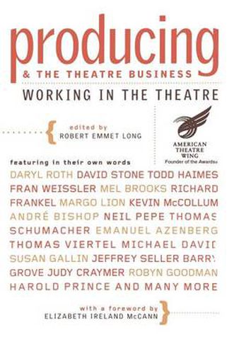 Cover image for Producing and the Theatre Business: Working in the Theatre