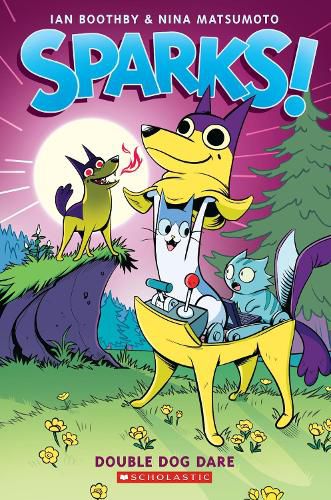 Cover image for Double Dog Dare: A Graphic Novel (Sparks! #2)