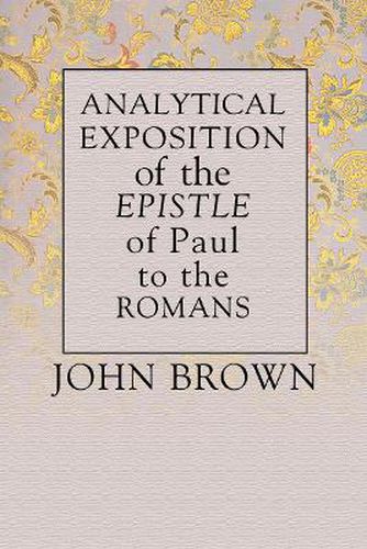 Cover image for Analytical Exposition of Paul the Apostle to the Romans