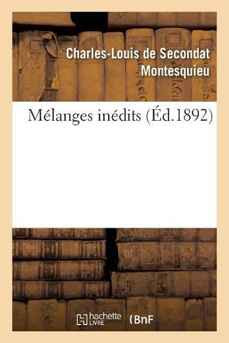 Melanges Inedits