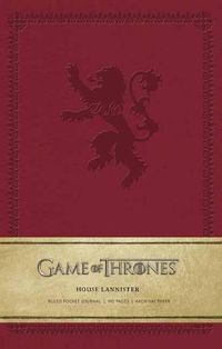 Cover image for Game of Thrones: House Lannister Ruled Pocket Journal
