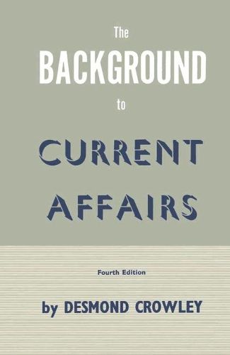 Cover image for The Background to Current Affairs