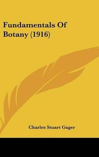 Cover image for Fundamentals of Botany (1916)