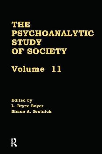 The Psychoanalytic Study of Society: Essays in honor of Werner Muensterberger