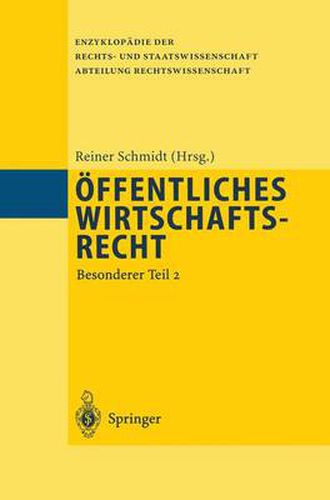 Cover image for OEffentliches Wirtschaftsrecht: Besonderer Teil 2