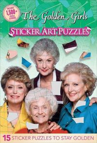 Cover image for Golden Girls Sticker Art Puzzles