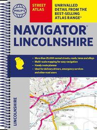 Cover image for Philip's Street Atlas Navigator Lincolnshire