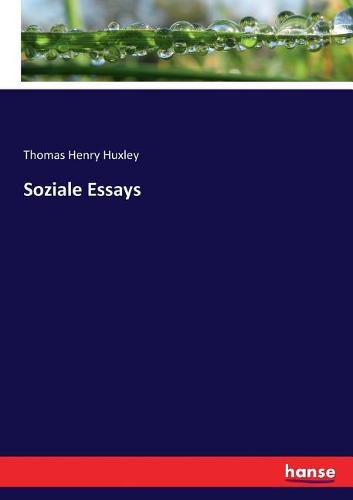 Cover image for Soziale Essays