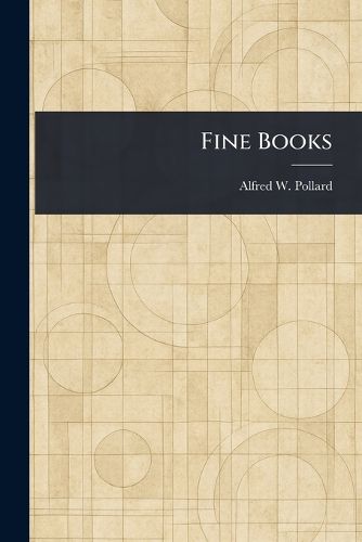 Cover image for Fine Books