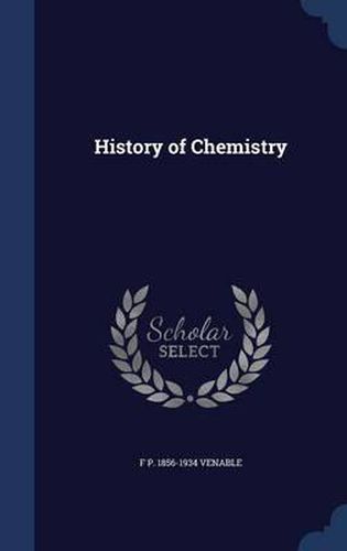 Cover image for History of Chemistry
