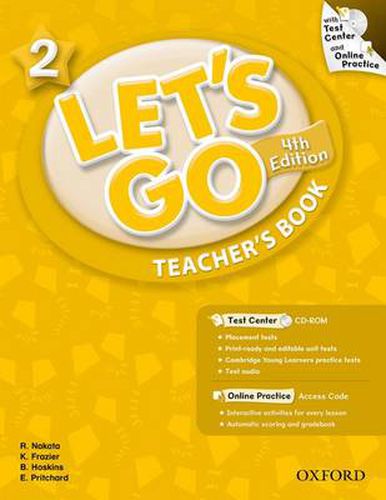 Cover image for Let's Go: 2: Teacher's Book With Test Center Pack