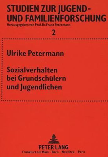 Cover image for Sozialverhalten Bei Grundschuelern Und Jugendlichen