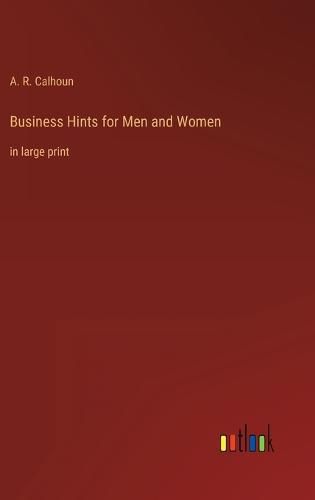 Cover image for Business Hints for Men and Women