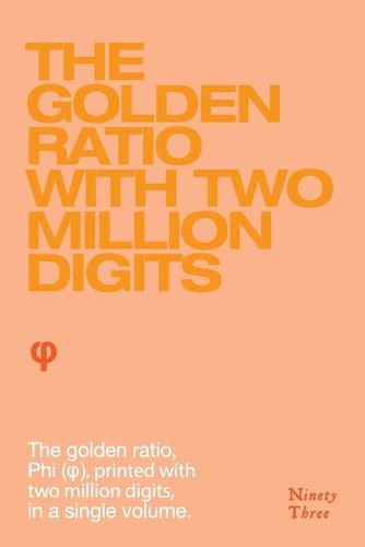 Cover image for The Golden Ratio with two million digits