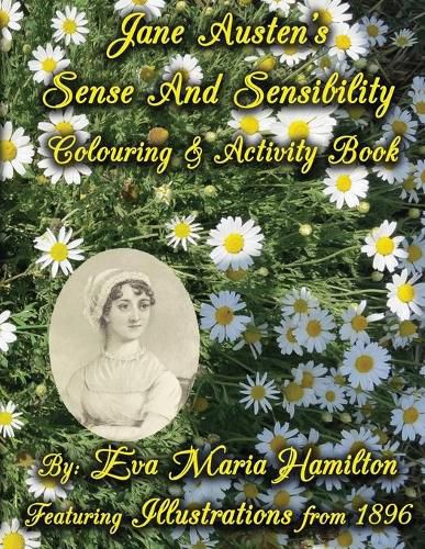 Cover image for Jane Austen's Sense And Sensibility Colouring & Activity Book: Featuring Illustrations from 1896