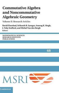 Cover image for Commutative Algebra and Noncommutative Algebraic Geometry: Volume 2, Research Articles