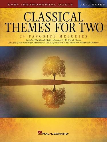 Cover image for Classical Themes for Two Alto Saxophones: Easy Instrumental Duets