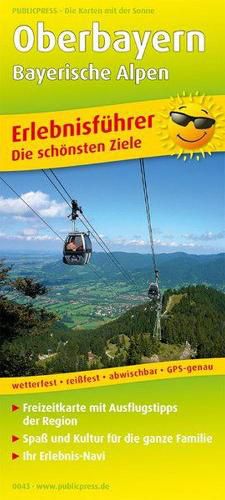 Cover image for Upper Bavaria - Bavarian Alps, adventure guide and map 1:140,000