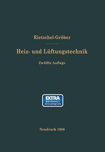 H. Rietschels Lehrbuch Der Heiz- Und Luftungstechnik