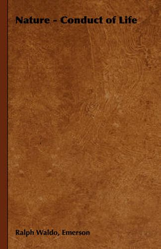 Cover image for Nature - Conduct of Life