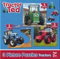 Cover image for Tractor Ted 3 Picture Puzzles Tractors