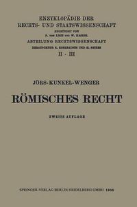 Cover image for Roemisches Privatrecht