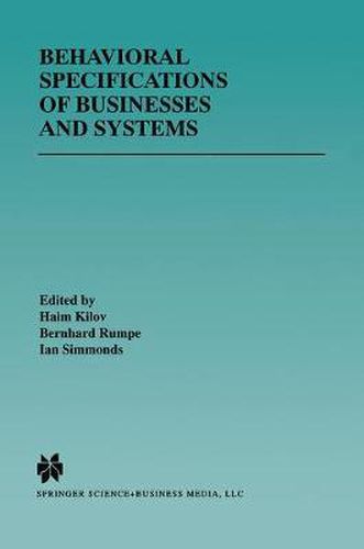 Behavioral Specifications of Businesses and Systems